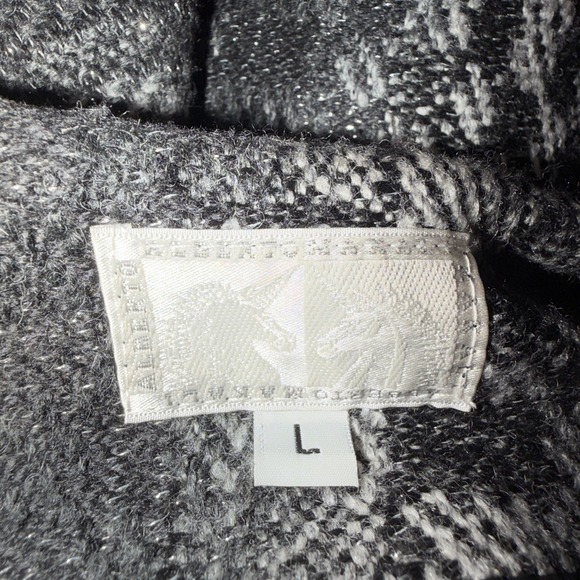 Alberto Makali Cardigan Jacket Open Women's Black Size L Button Detail - Picture 9 of 13